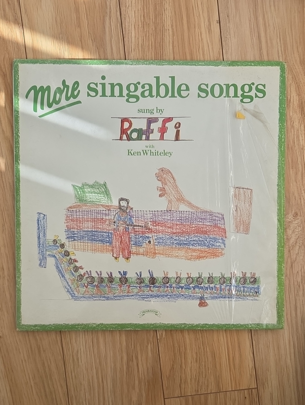 Vtg 1977 RAFFI / KEN WHITELEY Album MORE SINGABLE SONGS Vinyl RECORD Lp